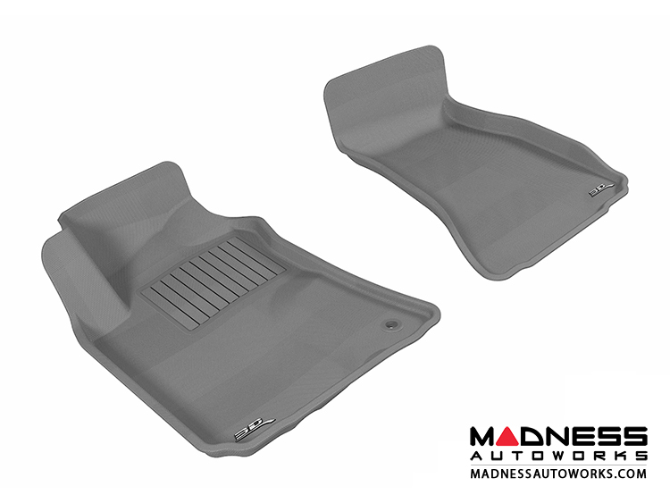 Dodge Challenger Floor Mats (Set of 2) - Front - Gray by 3D MAXpider (2008-2010)